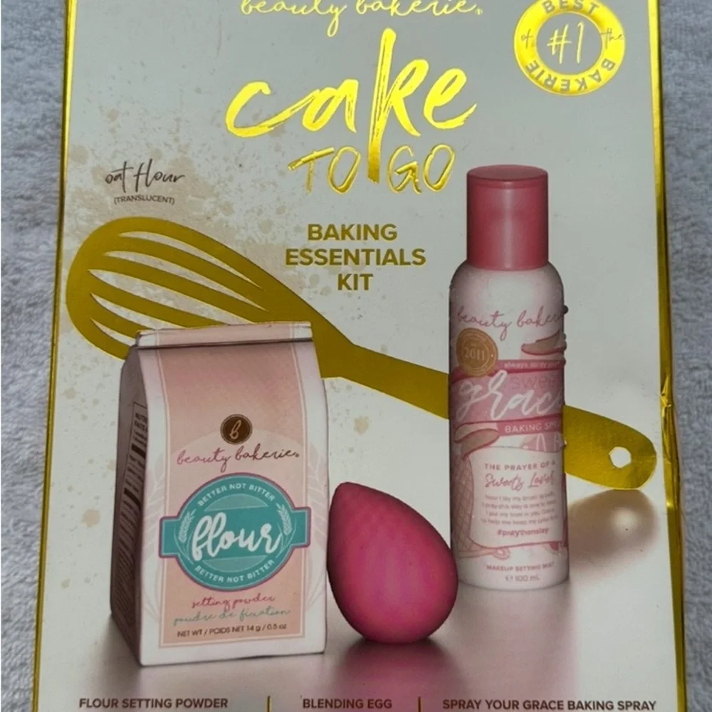 Beauty Bakerie Cake To Go Baking Essentials Kit - Pink and Gold Accents - Picture 3 of 4